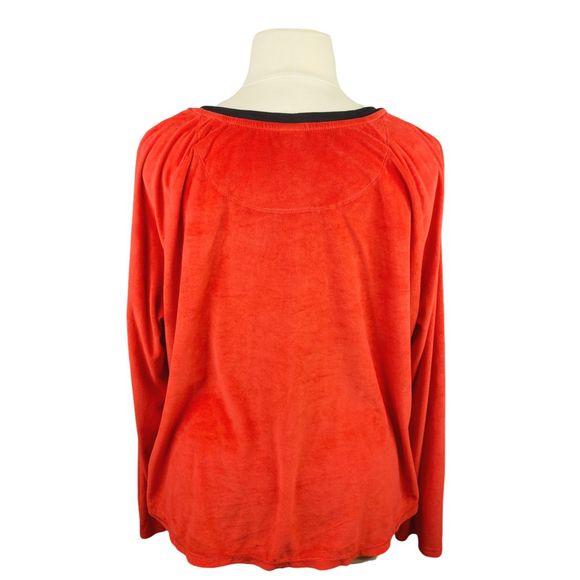 Disney Mickey Mouse Embroidered Fleece Sleep Shirt - Size 3X - Picture 4 of 5